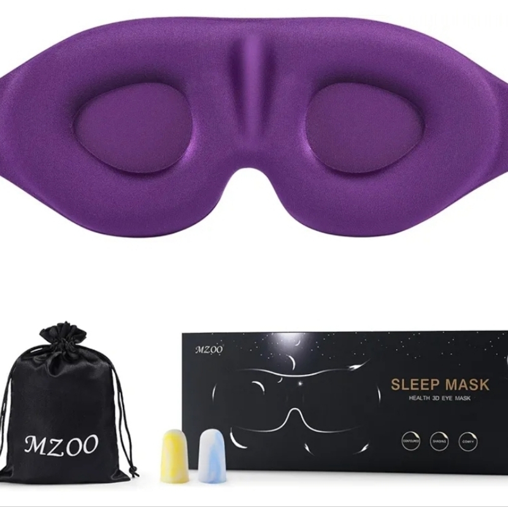 Sleep Eye Mask for Side Sleeper Men Women, Zero Eye Pressure 3D Sleeping Mask,